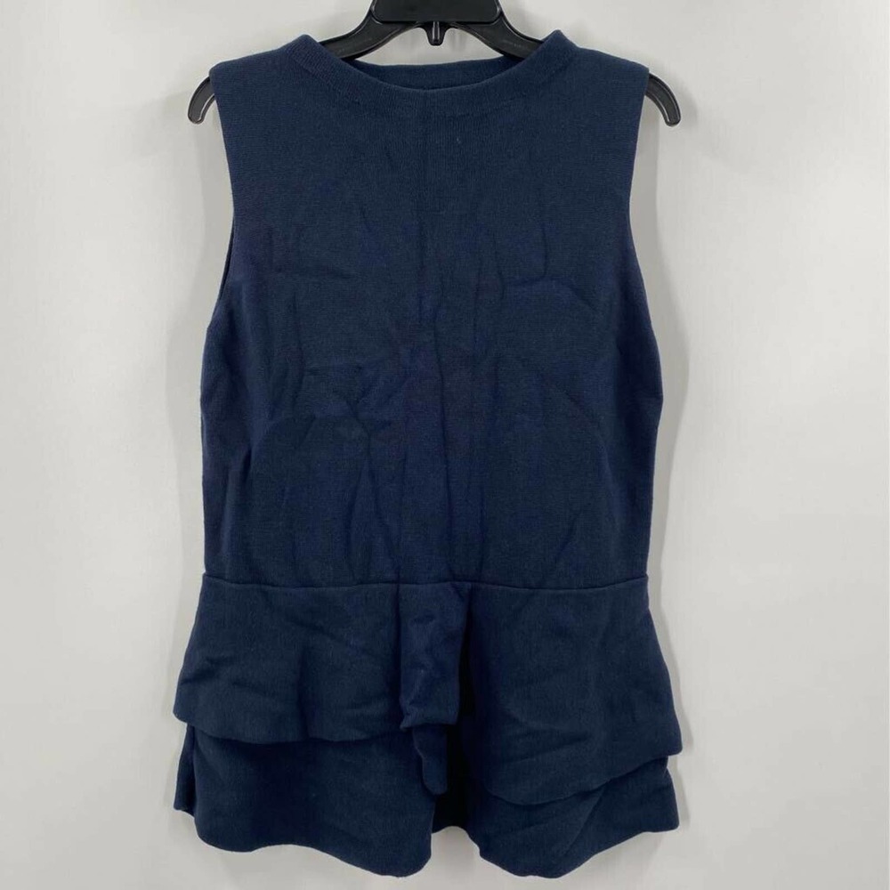 Banana Republic Tiered Peplum Sleeveless Blouse